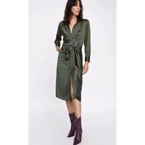 zara sequin kimono dress LONG SEQUIN KIMONO JACKET - dark khaki